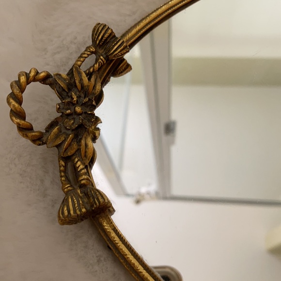 Stylebuilt Vanity Mirror Mid Century 60’s 24k Gold Plate - Picture 2 of 8